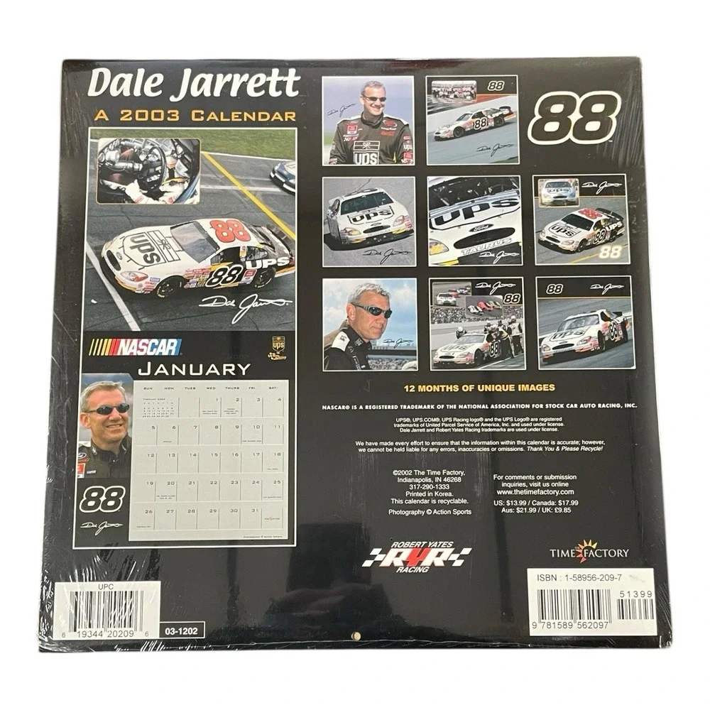 Dale Jarrett‎ 2003 NASCAR Calendar